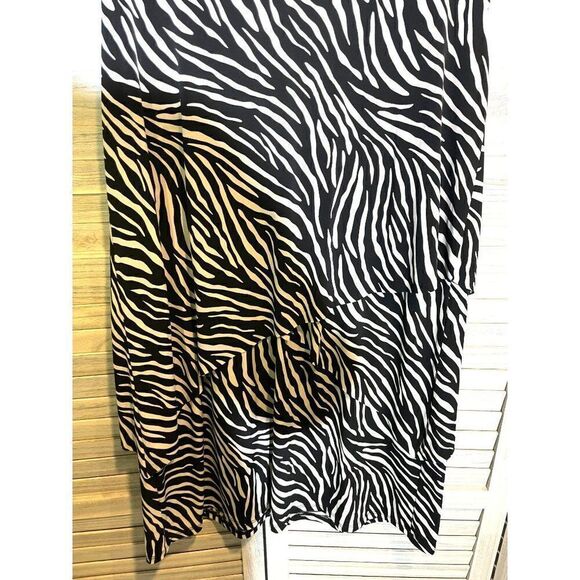 Susan Graver SP Animal Stripe Dress - Picture 4 of 13